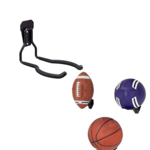 zoele Football Rack Holder Wall Mount, Wall Mount Basketball Holder, Ball Wall Rack Holder Display Storage Rack (1 Pcs)