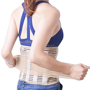 XWSM Lower Lumbar Belt Brace Support Pain Relief from Sciatica, Backache, Slipped Disc, Hernia, Spinal Stenosis, Spine Injury Prevention Posture Corset Support (Size : XL)