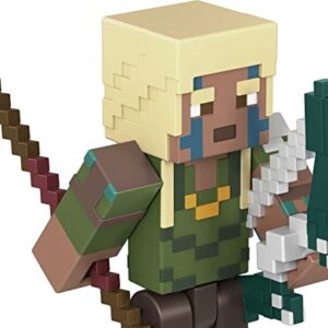 Mattel ​​Minecraft Craft-a-Block 2-Pk, Action Figures & Toys to Create, Explore and Survive, Authentic Pixelated Designs, Collectible Gifts for Kids Age 6 Years and Older