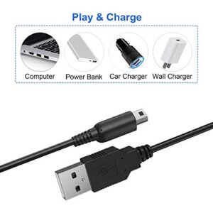 DSi USB Charger Cable Kit, DSi Charger Cable and Stylus Pen Compatible with Nintendo DSi, Play and Charge Power Charging Cord for DSi, with 3 Stylus