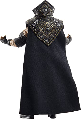 WWE Ultimate Edition Undertaker Action Figure, 6-inch Collectible with Extra Heads, Swappable Hands & WrestleMania XIV Entrance Jacket for Ages 8 Years Old & Up