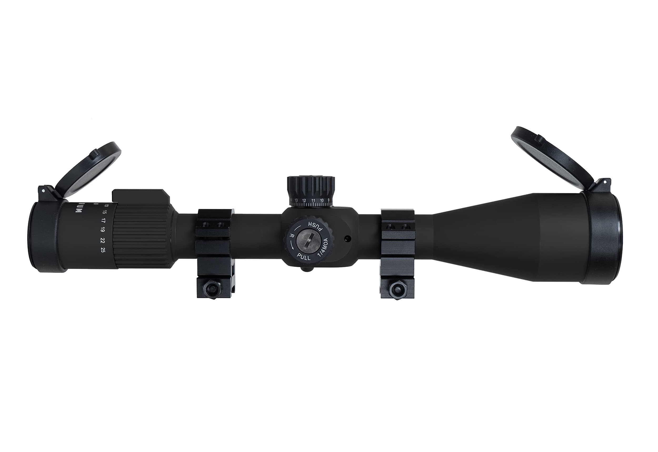 Monstrum G3 5-25x50 First Focal Plane FFP Rifle Scope with Illuminated MOA Reticle and Parallax Adjustment | Black