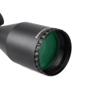 ZT4.5-18X44FFP 30mm Scope First Focal Plane Riflescope with Red/Green Illuminated Reticle Multi-Coated lenses, QTA (Quick Target Acquisition) Turrets with Lens Covers/Scope Rings