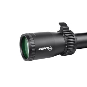 ZT4.5-18X44FFP 30mm Scope First Focal Plane Riflescope with Red/Green Illuminated Reticle Multi-Coated lenses, QTA (Quick Target Acquisition) Turrets with Lens Covers/Scope Rings