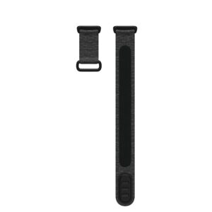 Fitbit Charge 5 & 6 Hook & Loop Accessory Band, Official Product, Charcoal, Large