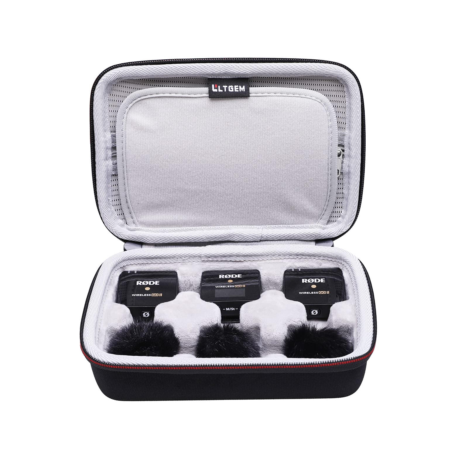 LTGEM Hard Case for Rode Wireless GO II 2 / ME/GO Dual Channel Wireless System with Built-in Microphones