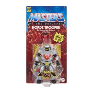 Masters of the Universe Origins Horde Trooper Action Figure with Accessories, Collectible Gift for Motu Fans Ages 6 Years & Older