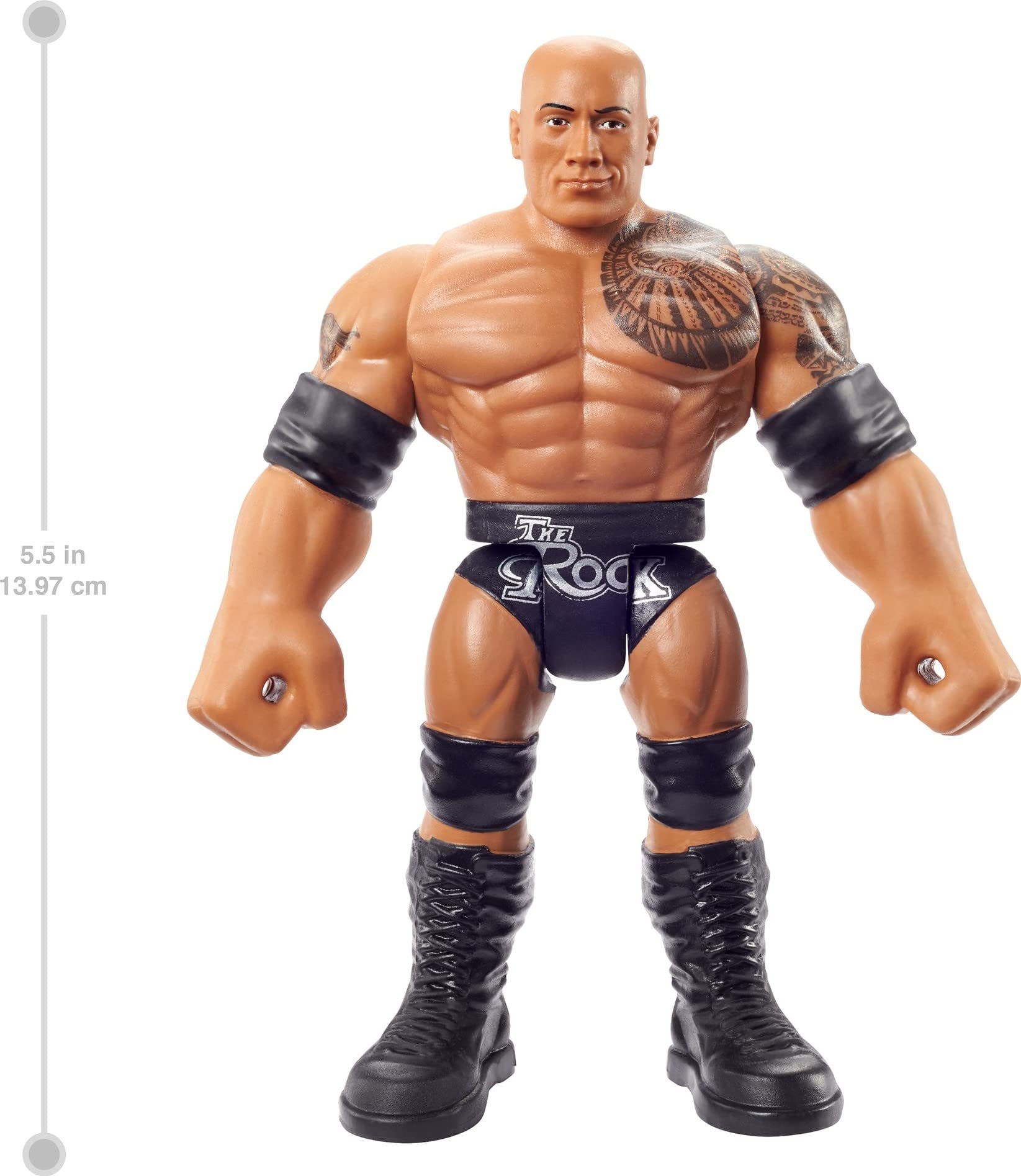 WWE Bend 'n Bash Posable 5.5-inch The Rock Action Figure