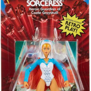 Masters of the Universe Origins Sorceress Action Figure, 5.5-inch Collectible MOTU Figure with Accessory