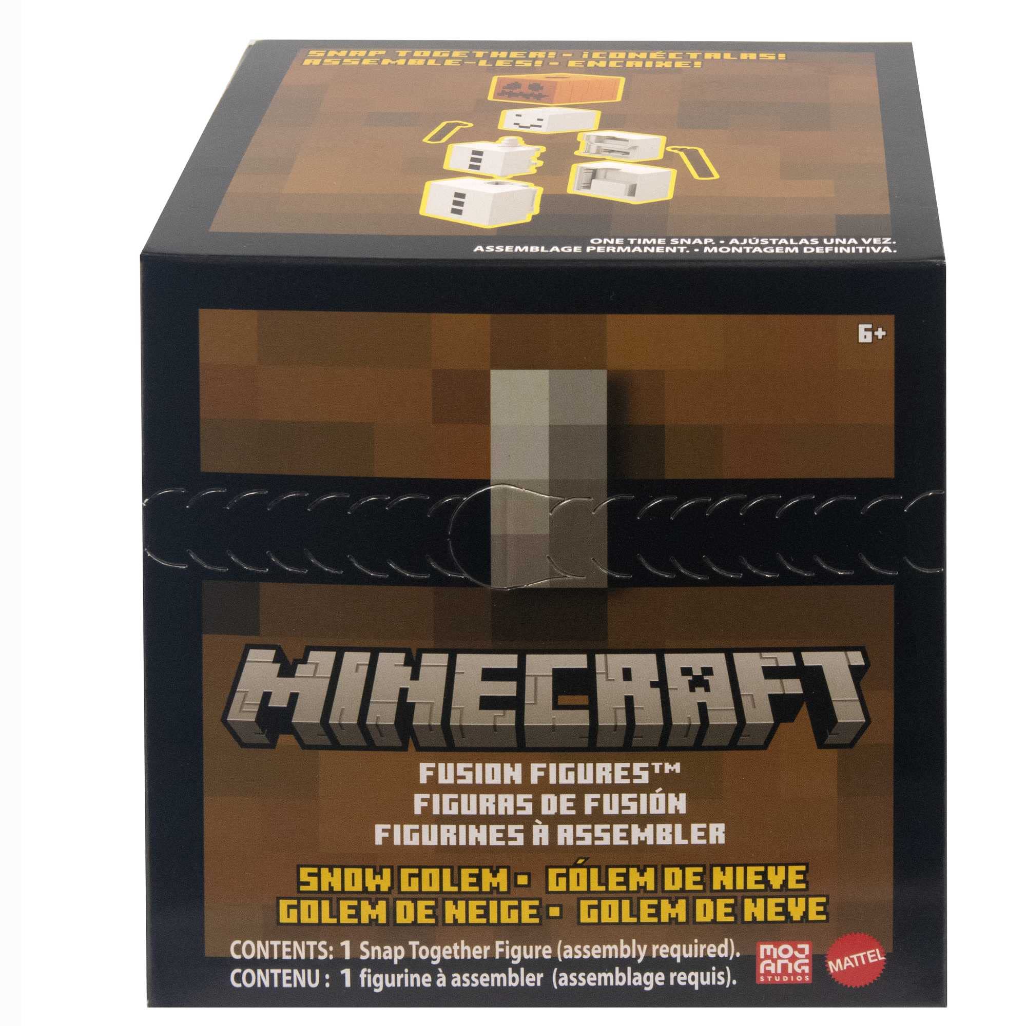 Mattel Minecraft Fusion Figures Craft-a-Figure Set, Build Your Own Minecraft Characters to Play with, Trade and Collect, Toys for Kids Ages 6 Years and Older