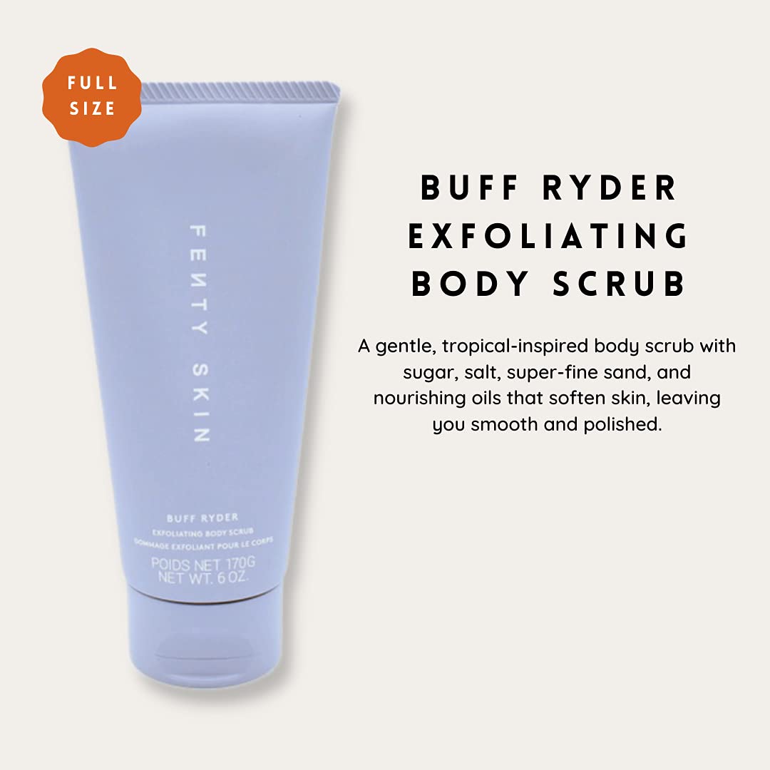 Fenty Skin Buff Ryder Exfoliating Body Scrub 6 oz - Gentle Exfoliate, Smooths & Polish Skin