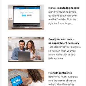 TurboTax Basic 2021 Tax Software, Federal Tax Return Only with E-file [PC/Mac Disc]