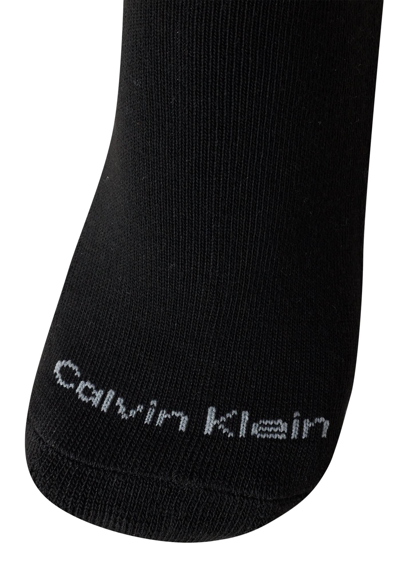 Calvin Klein Women's Athletic Sock - Cushion Quarter Cut Ankle Socks (6 Pack), Size 4-10, Black