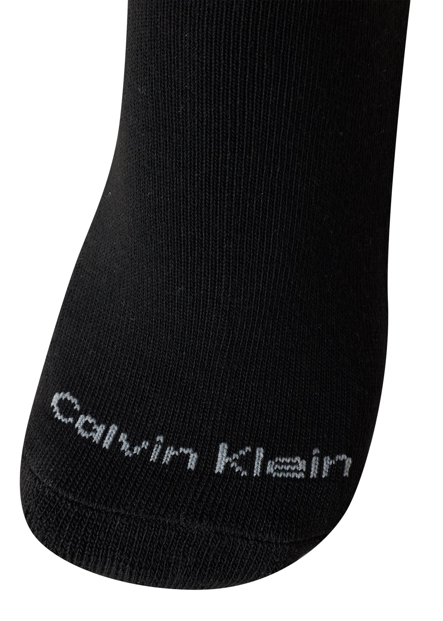 Calvin Klein Women's Athletic Sock - Cushion Quarter Cut Ankle Socks (6 Pack), Size 4-10, BlackWhiteGrey