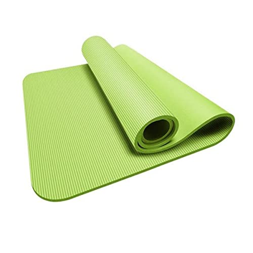 Best Shop Premium Deluxe Yoga Mat Dancing Fitness Pad Workout Cushion With Carry Strap, Purple, One Size