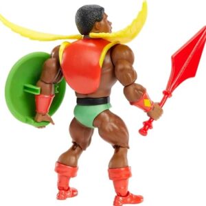 Masters of the Universe Origins Toy, Sun-Man 5.5-in Action Figure Collectible, 16 Movable Joints, Accessories