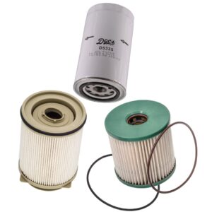 doc's diesel ram 6.7l cummins filter set 2019-2022 | replaces 68346631aa 68157291aa 05083285aa | oem grade fuel/water separator and oil/fuel filter