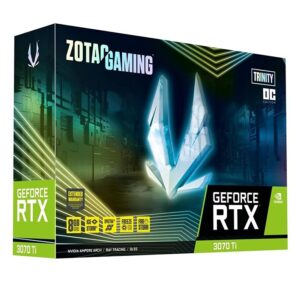 ZOTAC GeForce RTX™ 3070 Ti Trinity OC 8GB GDDR6X 256-bit 19 Gbps PCIE 4.0 Gaming Graphics Card, IceStorm 2.0 Advanced Cooling, Spectra 2.0 RGB Lighting, ZT-A30710J-10P