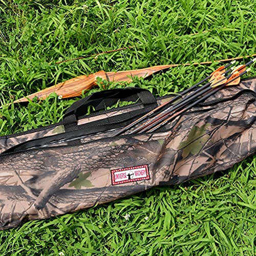 UNIVERSE ARCHERY Cordura Recurve Bow Bag | Heavy Duty Hunting Long Bow Case | Arrow & Bow Cordura Case | Archery Lightweight Recurve Bow Bag with Pocket (72 Inches)