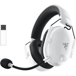 razer blackshark v2 pro wireless gaming headset: thx 7.1 spatial surround sound - 50mm drivers - detachable mic - for pc, ps5, ps4, switch, white