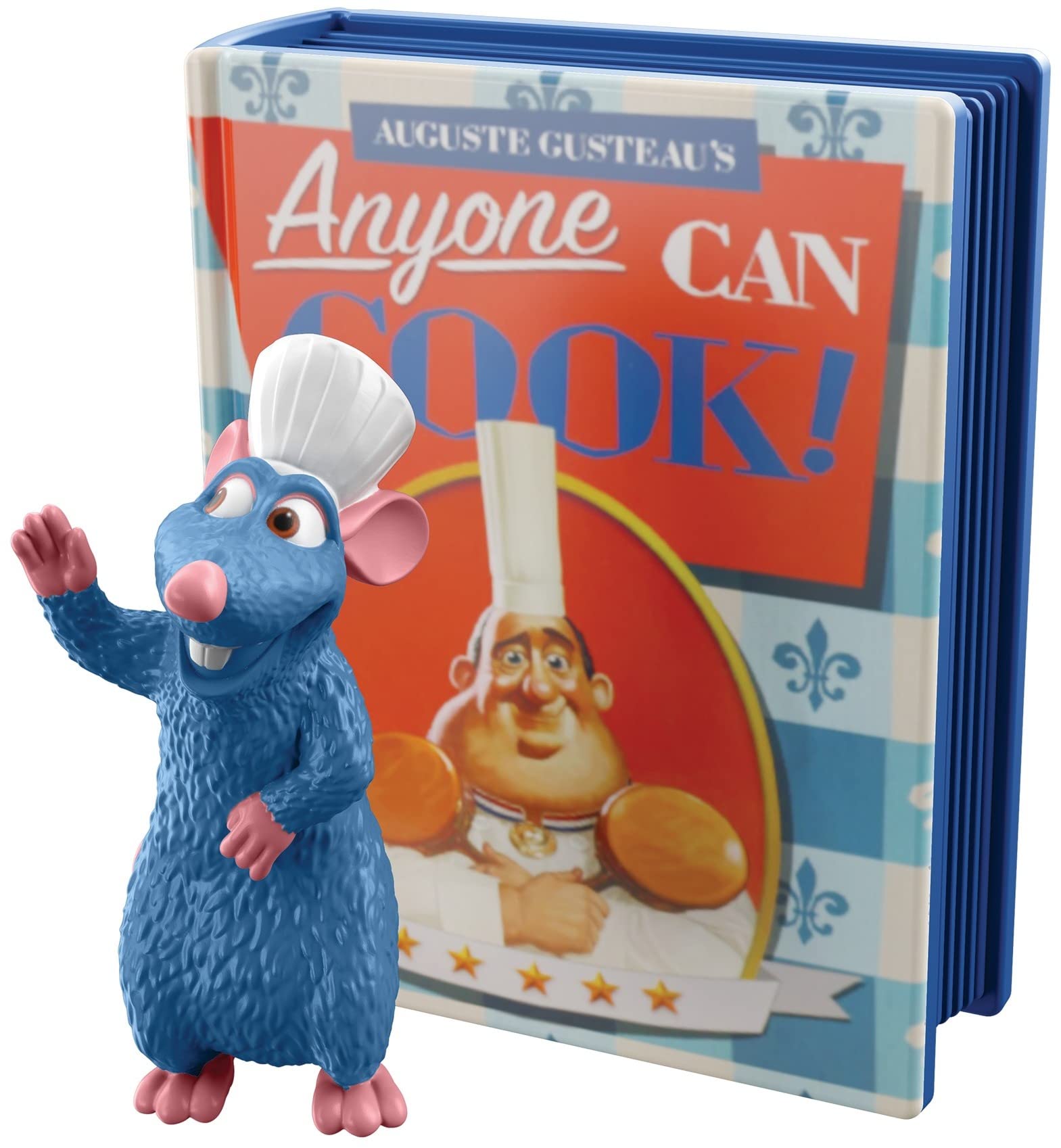 Disney Pixar Featured Favorites Ratatouille Pack with Posable Linguini Figure, Remy & Emile Figures & Accessories, Authentic Look, Collectors Gift Ages 6 Years & Older