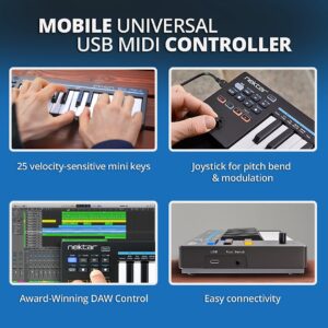 Nektar Impact GX Mini USB MIDI Controller, 25-Key