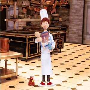 Disney Pixar Featured Favorites Ratatouille Pack with Posable Linguini Figure, Remy & Emile Figures & Accessories, Authentic Look, Collectors Gift Ages 6 Years & Older