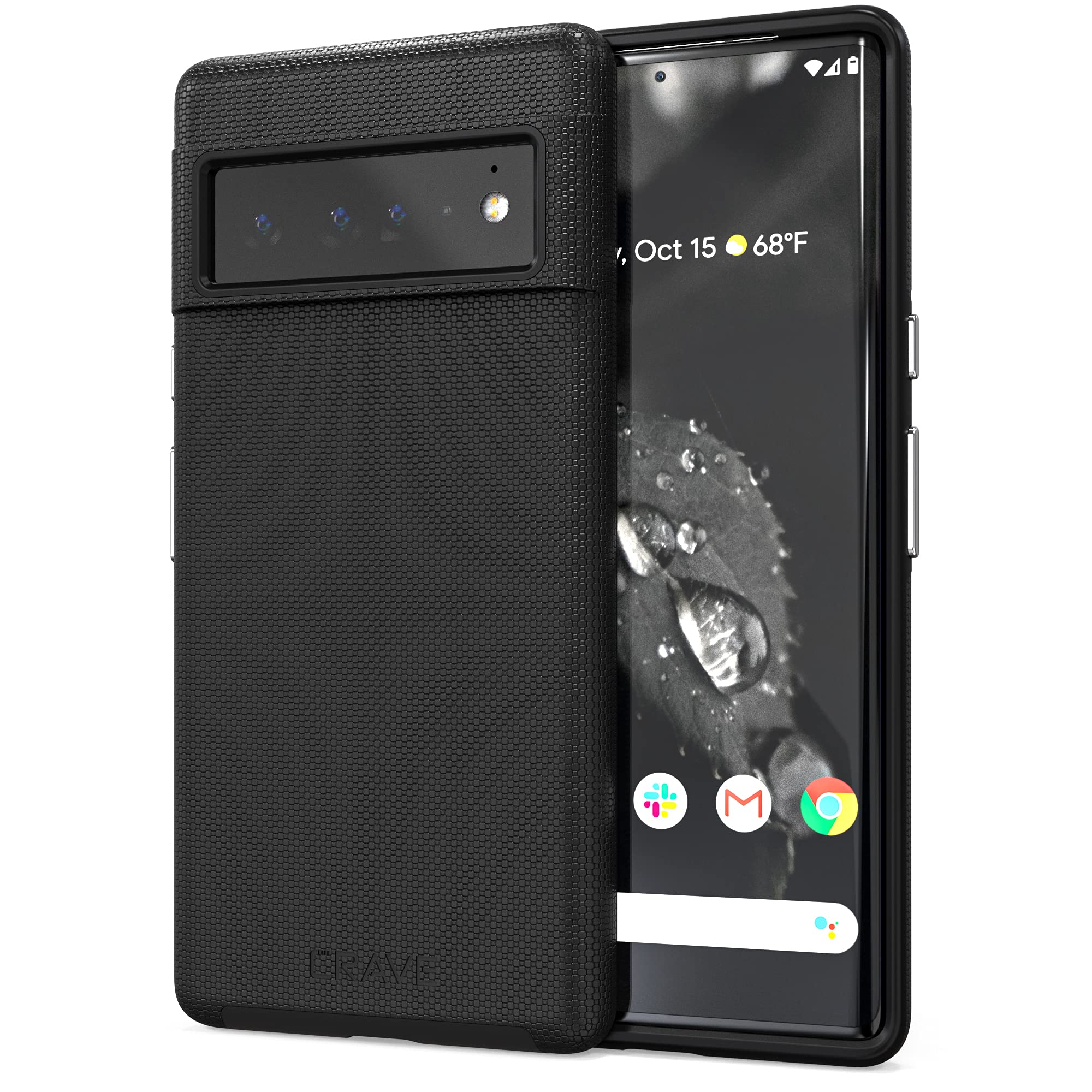 Crave Dual Guard for Google Pixel 6 Pro, Shockproof Protection Dual Layer Case for Google Pixel 6 Pro - Black