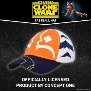 Star Wars The Clone Wars Ahsoka Cosplay Snapback Baseball Hat, Multi, One Size