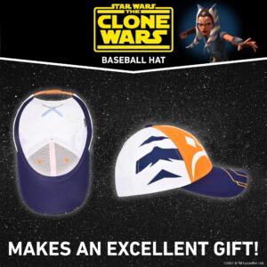 Star Wars The Clone Wars Ahsoka Cosplay Snapback Baseball Hat, Multi, One Size