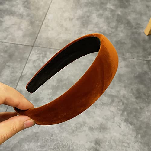 Lvyeer Velvet Wide Headbands for Women Soft Head Bands Diademas Para Mujer De Moda Hairbands for Women Girls Fashion No Slip Headband for Women Hairbands Hair Accessories