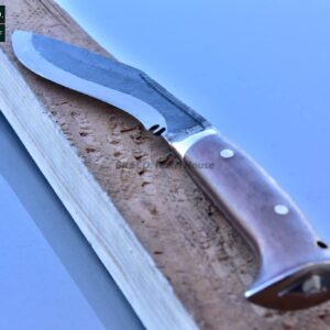 GK&CO. Kukri House Genuine Kukri/Khukuri- 5" Black (Rust Free) Blade Panawal Khukuri- Handmade Factory in Nepal.