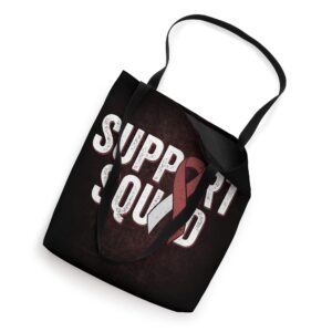 Head and Neck, Throat, Oral Cancer Support Squad Tote Bag