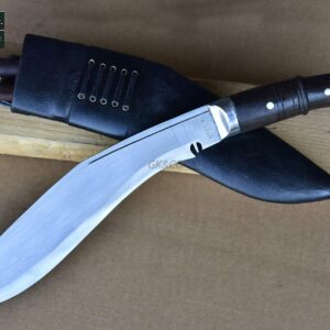 GK&CO. Kukri House Authentic Knife-12 Blade World War II 'The Survival Alive' Kukri/Khukuri Full Tang with Black Leather Sheath-Handmade in Nepal -Warehoused & Ship from USA…