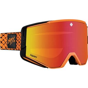 SPY+ - ACE, Gloss Orange, Happy LL Gray Green with Red Spectra Mirror, Medium-Large, Goggles, Unisex, Children