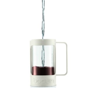 Bodum Bean French Press Coffee Maker with Coffee Grind Catcher, 34 Ounce, Black