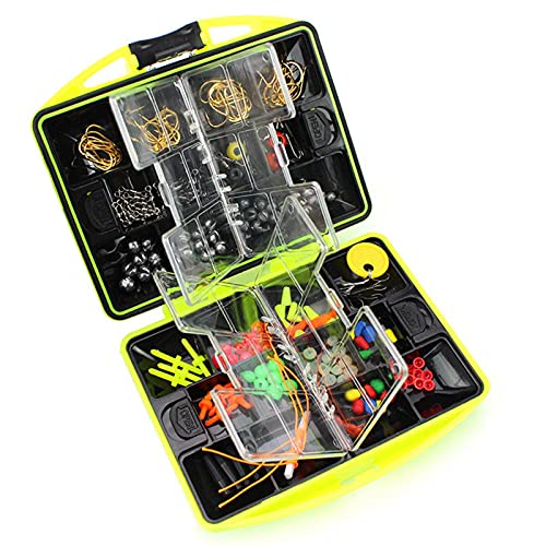 NC Fishing Material Box Kit, 24 Kinds of Fishing Hooks, Multi-Functional Fishing Material Kit, Spoon Hook, Driver, Accessory Box, Tool Set