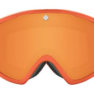 SPY Optic Crusher Elite Snow Goggle, Winter Sports Protective Goggles, Color and Contrast Enhancing Lenses, SPY Orange - LL Persimmon Lenses