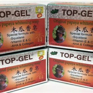 Top+Gel Original Papaya Soap 4-pack Special Formula Philippine Beauty Product