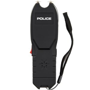 police 2101 stun gun with led flashlight and siren alarm