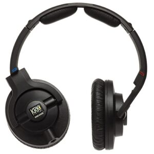 KRK KNS 6402 Studio Mixing/Mastering Headphones, Black (KNS-6402)