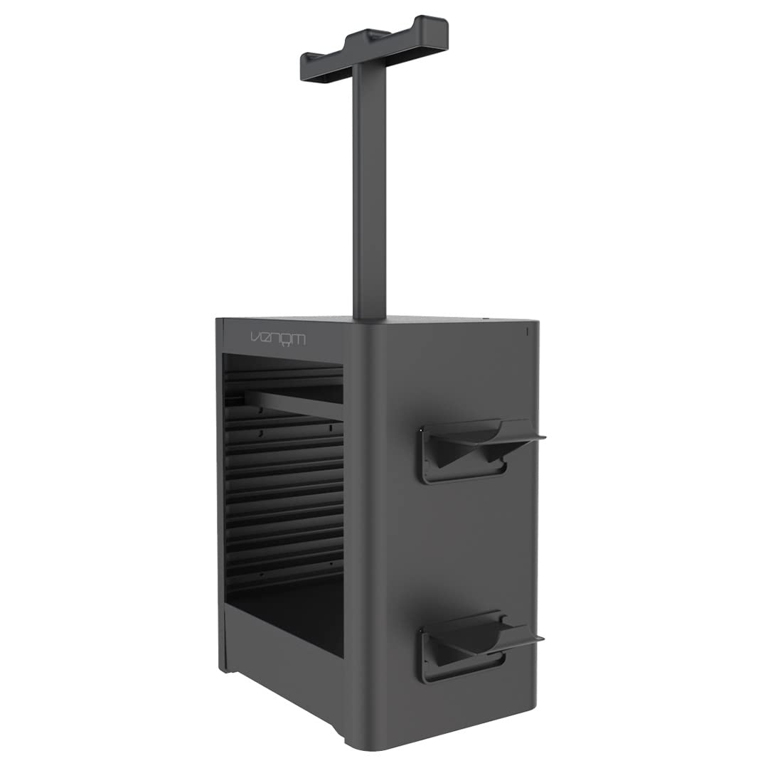 Venom Universal Video Games and Accessories Storage Tower (PS5 / Xbox Series X & S / PS4 / Xbox One) (PS5)