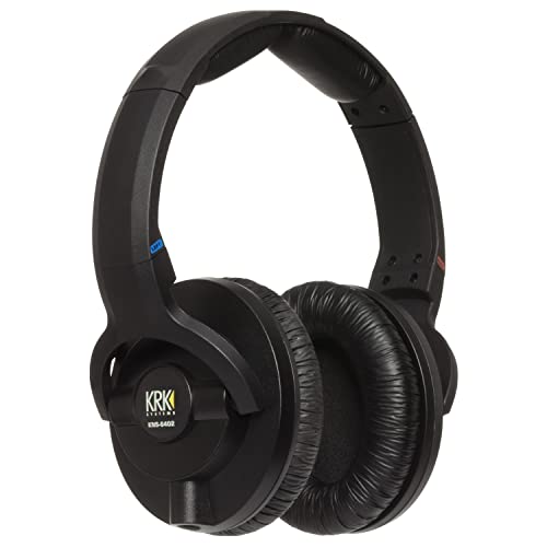 KRK KNS 6402 Studio Mixing/Mastering Headphones, Black (KNS-6402)