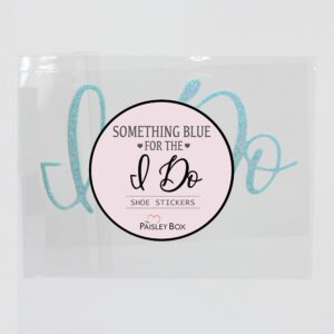 Something Blue "I Do" Stickers for Bridal Shoes, I Do Shoe Decal, I Do Wedding Shoe Decal, Bridal Shoe Decal, Something Blue, Something Blue for Bride, Something Blue for Bride on Wedding