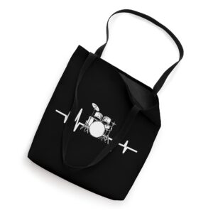 Drum Set Drums Drummer Drumsticks Bass Tote Bag