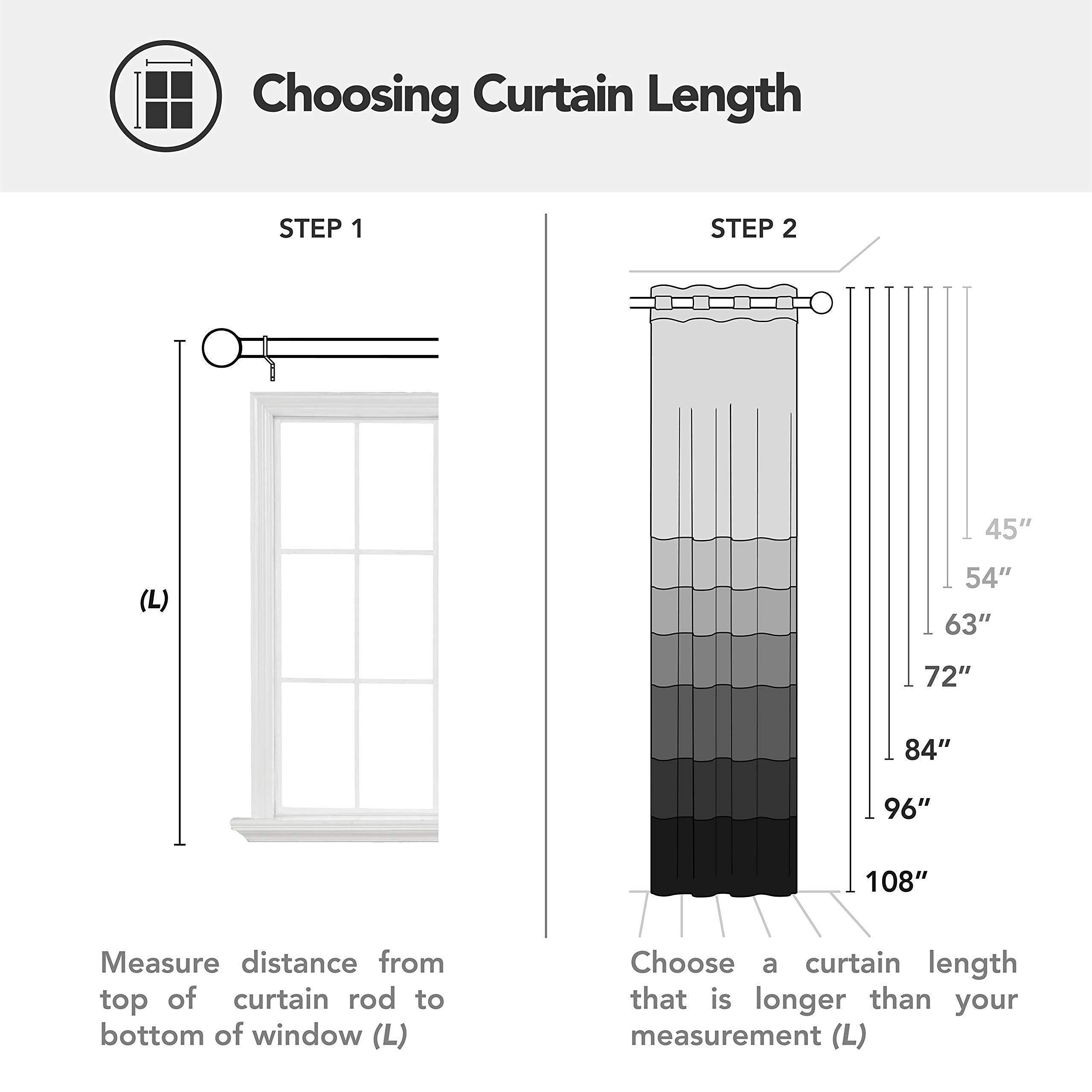 Double Double Double Pinch Pleated Semi Blackout Curtains for Room Darkening with Inserted Hooks. (Ivory 84 Inch Wide by 45 Inch Long- 2 Pannels Combined Size)