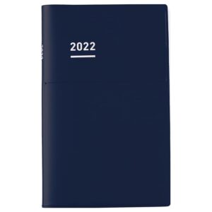 kokuyo jbm1db-22 biz mini notebook, 2022 b6 slim, matte navy, begins december 2021