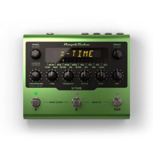 IK Multimedia AmpliTube X-TIME Delay pedal, All-new, audiophile delay algorithms, from tape to bucket to crystal-clear