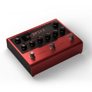 IK Multimedia AmpliTube X-DRIVE Distortion pedal, All-time distortion, overdrive, fuzz, compressor and more with onboard cabinet emulation