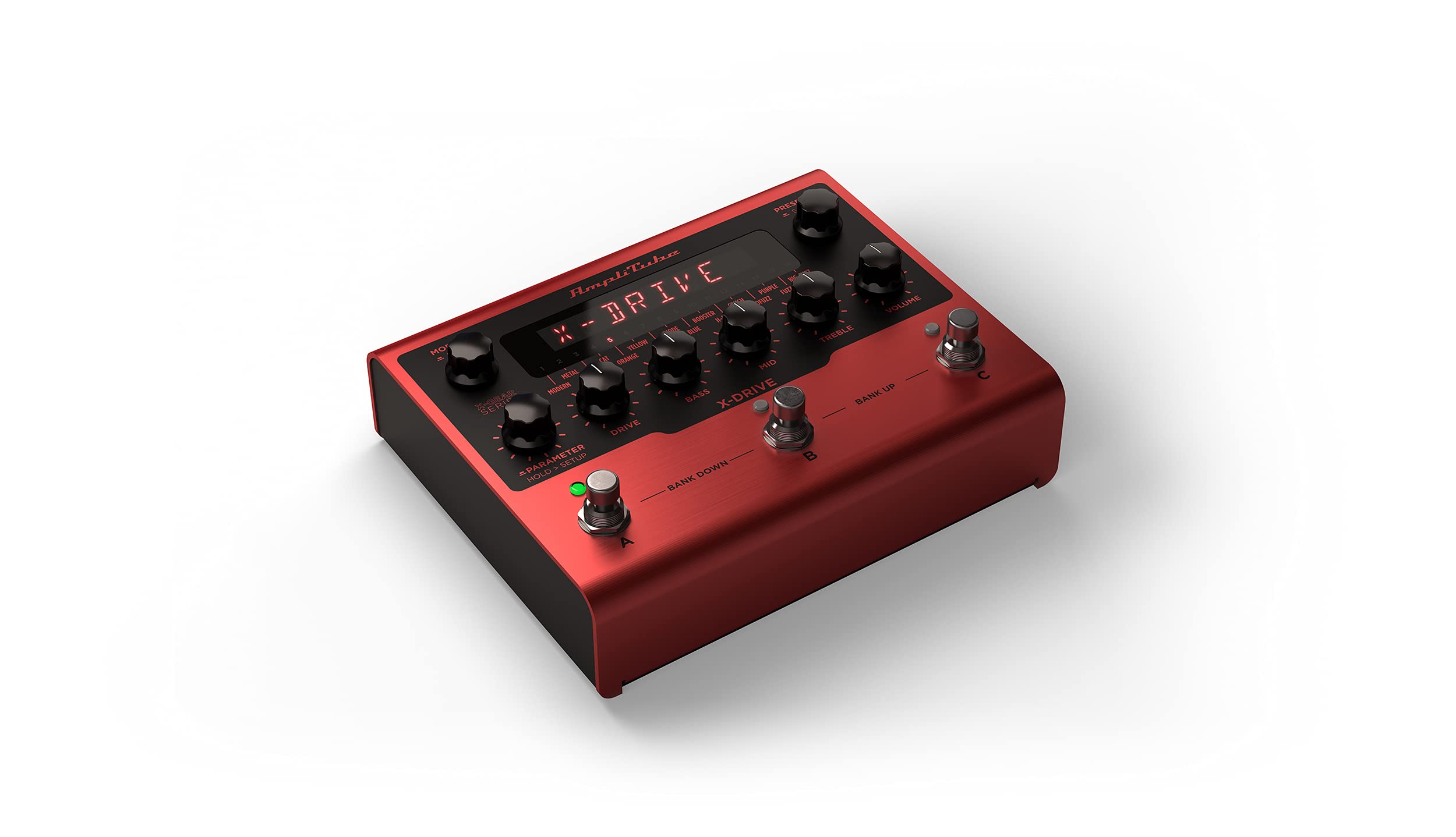 IK Multimedia AmpliTube X-DRIVE Distortion pedal, All-time distortion, overdrive, fuzz, compressor and more with onboard cabinet emulation